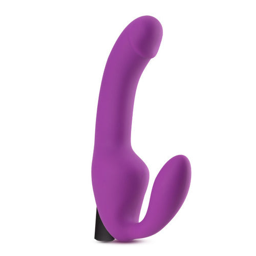 TEMPTASIA CYRUS STRAPLESS SILICONE DILDO PURPLE - BN81501