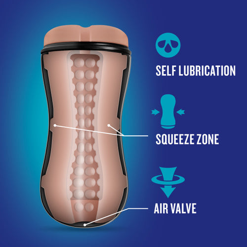 COVERBOY THE SURFER DUDE SELF LUBRICATING STROKER BEIGE - BN84043