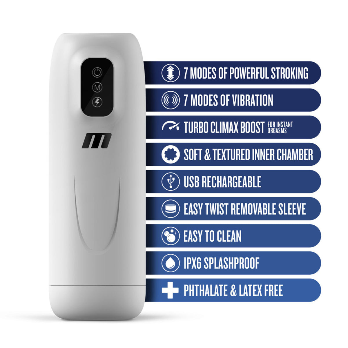M FOR MEN ROBO-BATOR WHITE - BN85604
