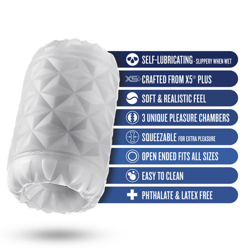 RIZE REAKT SELF LUBRICATING STROKER WHITE - BN88804