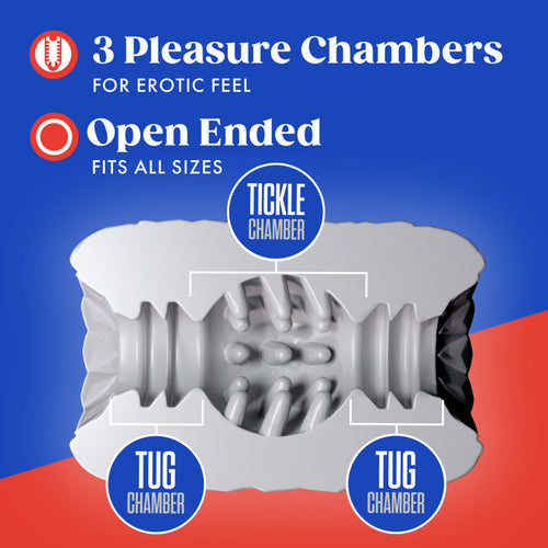 RIZE REAKT SELF LUBRICATING STROKER WHITE - BN88804