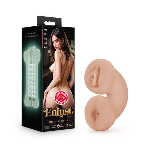 ENLUST TASHA SOFT & WET GLOW IN THE DARK STROKER BEIGE - BN84073