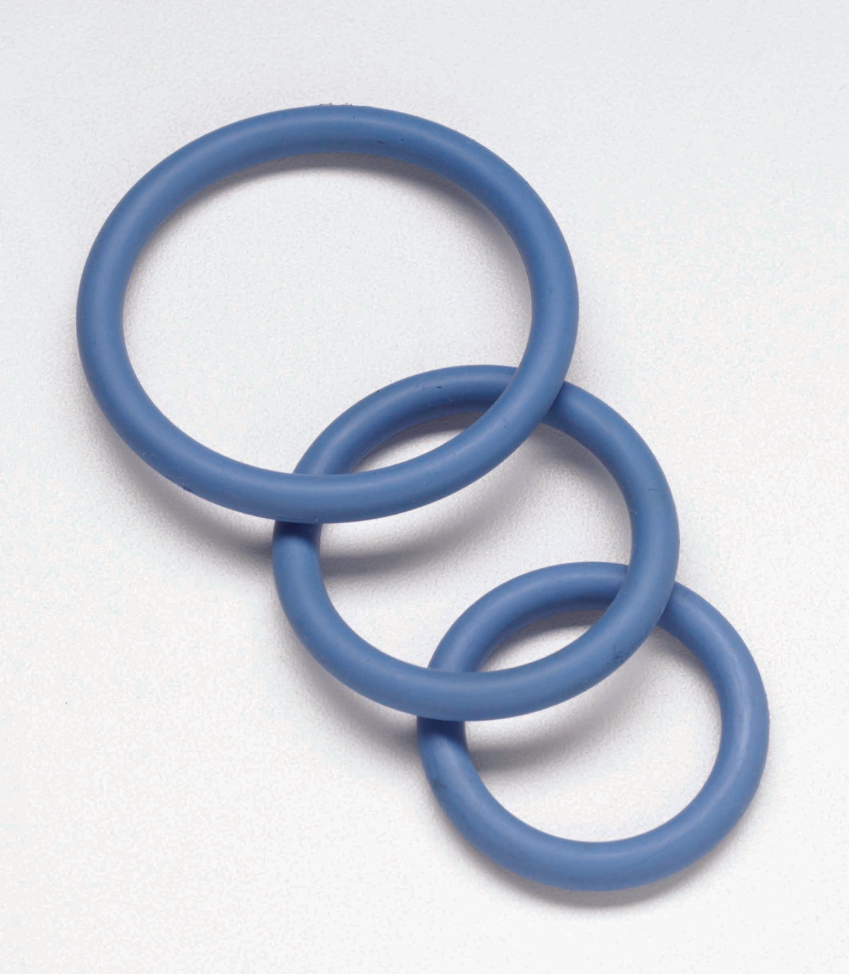 NITRILE COCK RING SET-BLUE - SPR59