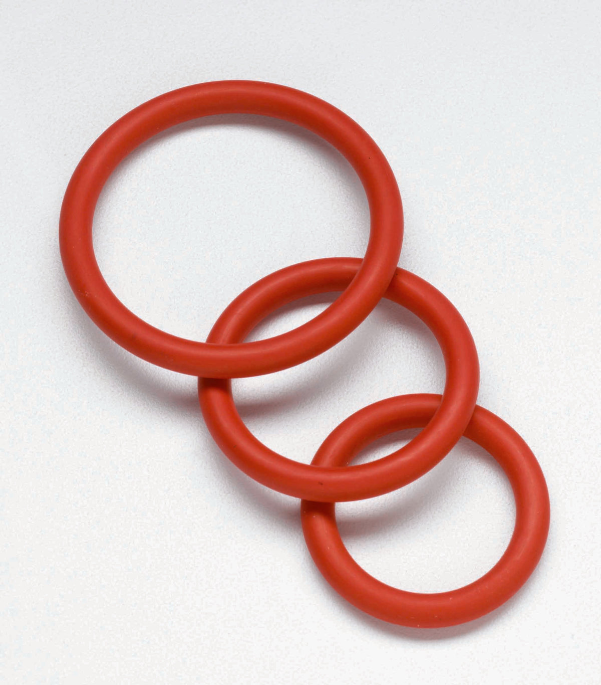 NITRILE COCK RING SET-RED - SPR69