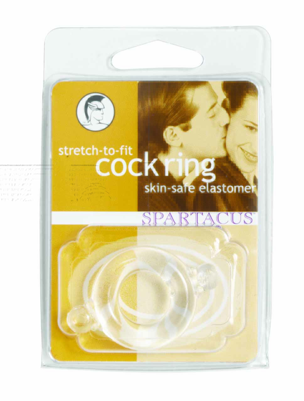 ELASTOMER COCK RING CLEAR - SPR85