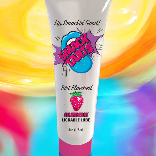 SMACK TARTS LICKABLE LUBE SOUR STRAWBERRY 4 OZ