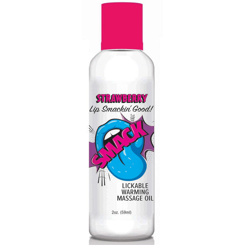 SMACK STRAWBERRY 2 OZ WARMING MASSAGE OIL