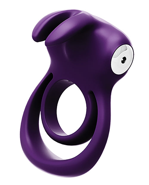 VEDO THUNDER BUNNY DUAL RING RECHARGEABLE PERFECTLY PURPLE - VIBU0605