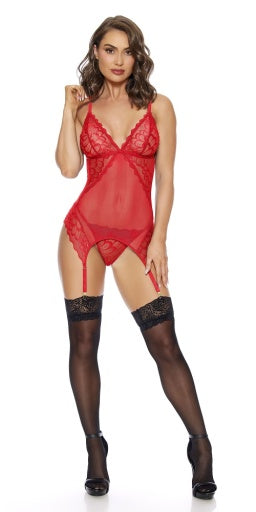 BUSTIER & THONG NO RINGS