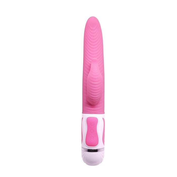 PRETTY LOVE ANTOINE RABBIT VIBRATOR SILICONE PINK - PLBW063009