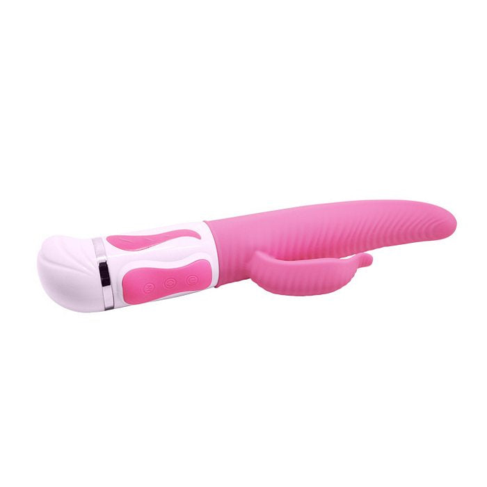 PRETTY LOVE ANTOINE RABBIT VIBRATOR SILICONE PINK - PLBW063009