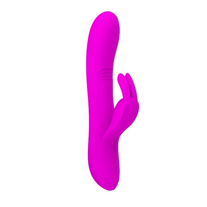 PRETTY LOVE DYLAN RABBIT VIBRATOR SILICONE - PLBW068002