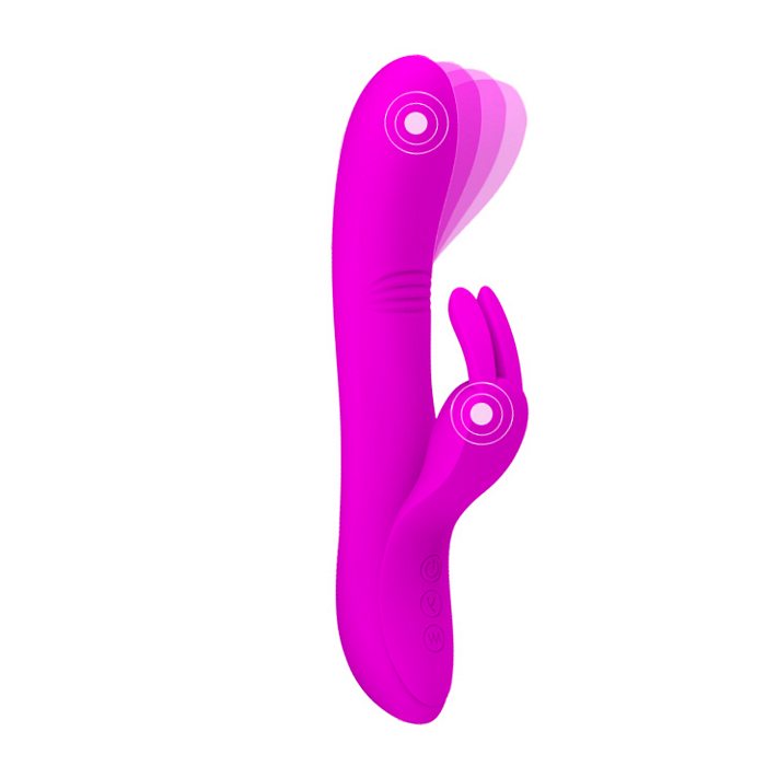 PRETTY LOVE DYLAN RABBIT VIBRATOR SILICONE - PLBW068002