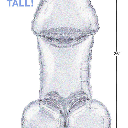 GLITTERATI DISCO PENIS MYLAR BALLOON FT