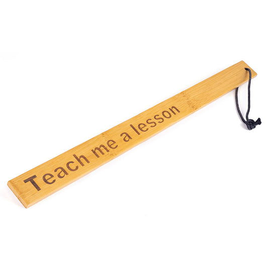Bamboo Paddle Teach Me A Lesson-Pinkfoxxx