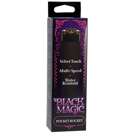 Black Magic Pocket Rocket Massager-Pinkfoxxx