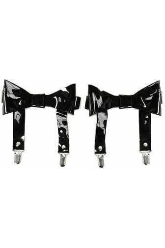 Black Patent Garters (set of 2)