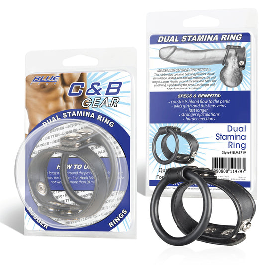 Blue Line C & B Gear Dual Stamina Ring-Pinkfoxxx