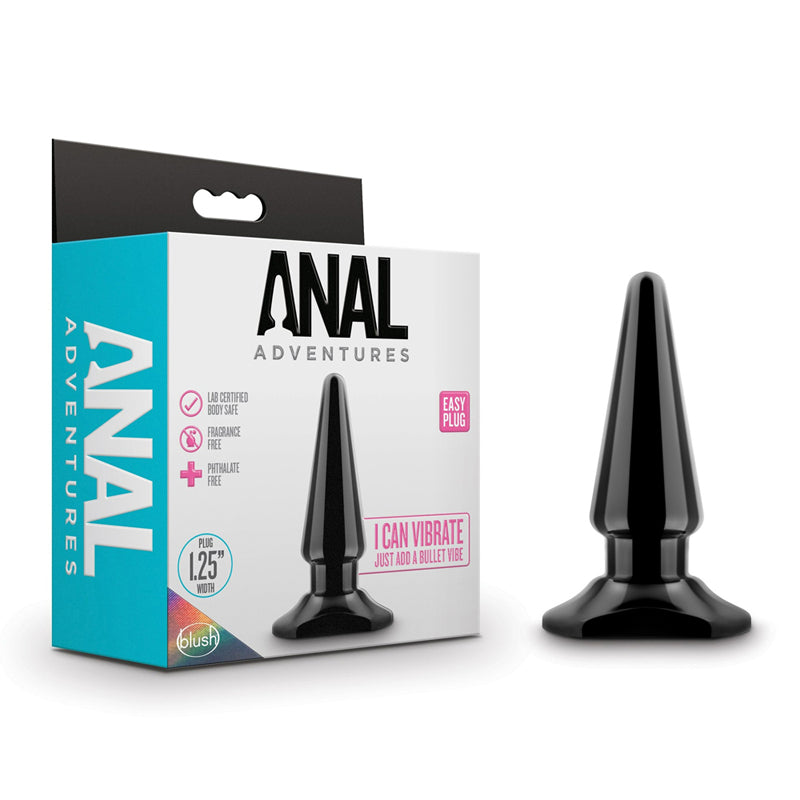 Blush Anal Adventures Easy Plug Black-Pinkfoxxx