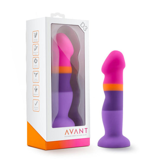 Blush Avant D3 Summer Fling 8 in. Silicone Dildo with Suction Cup-Pinkfoxxx