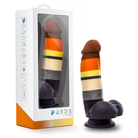 Blush Avant Pride P9 Bear 7 in. Silicone Dildo with Balls & Suction Cup-Pinkfoxxx