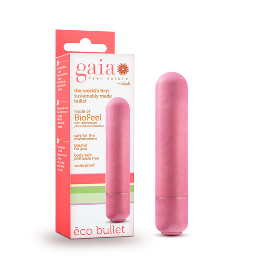 Blush Gaia Eco Bullet Single-Speed Vibrator Coral-Pinkfoxxx