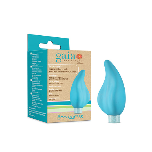 Blush Gaia Eco Caress Bullet Vibrator and Sleeve Aqua-Pinkfoxxx