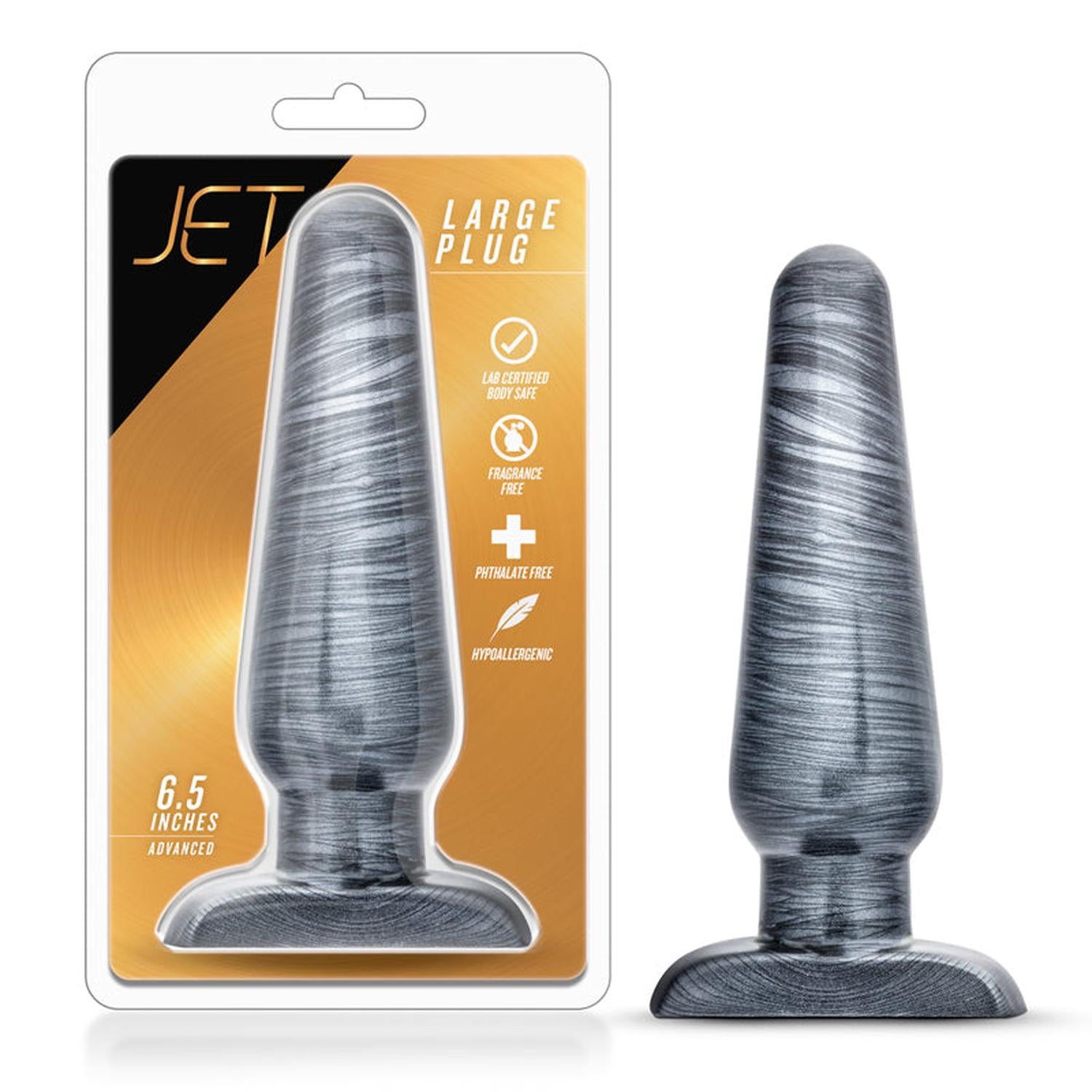 Blush Jet Large Plug Carbon Metallic Black-Pinkfoxxx