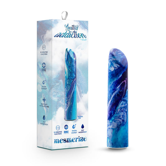 Blush Limited Addiction Mesmerize Power Vibe Rechargeable Bullet Azure-Pinkfoxxx