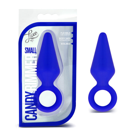 Blush Luxe Candy Rimmer Small Silicone Anal Plug Blue-Pinkfoxxx