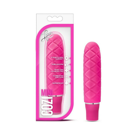 Blush Luxe Cozi Mini Silicone Slimline Vibrator Fuchsia-Pinkfoxxx