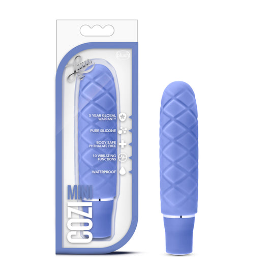 Blush Luxe Cozi Mini Silicone Slimline Vibrator Periwinkle-Pinkfoxxx