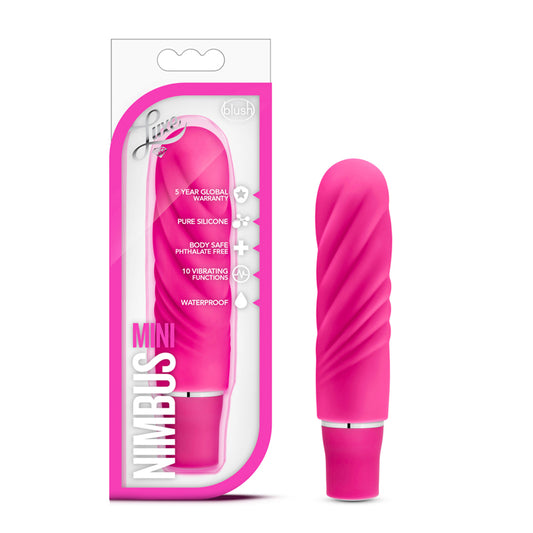 Blush Luxe Nimbus Mini Silicone Vibrator Pink-Pinkfoxxx