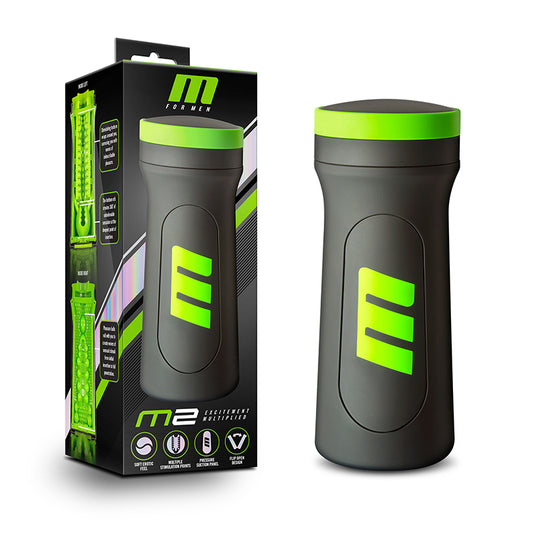 Blush M for Men M2 Superior Stroker Black-Pinkfoxxx
