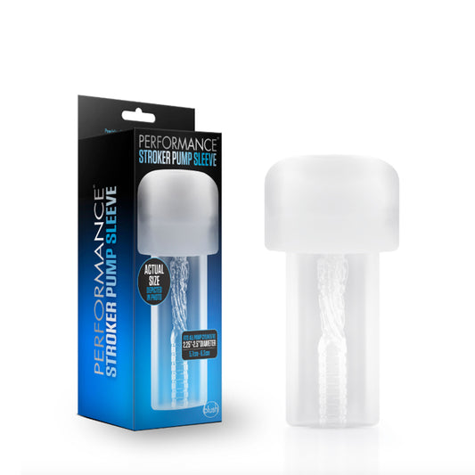 Blush Performance Stroker Pump Sleeve Clear-Pinkfoxxx