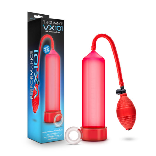 Blush Performance VX101 Male Enhancement Pump Red-Pinkfoxxx