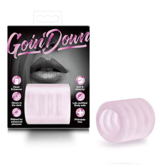 Blush X5 Men Goin' Down BJ Stroker Oral Enhancer Pink-Pinkfoxxx
