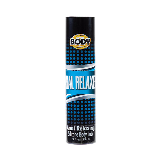 Body Action Anal Relaxer Silicone Lubricant .5oz Bottle-Pinkfoxxx