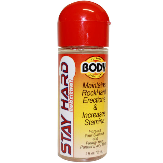 Body Action Stay Hard Lubricant (2.3oz)-Pinkfoxxx