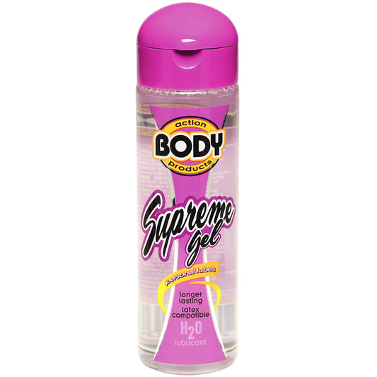 Body Action Supreme Water Based Gel Lubricant 2.3 fl oz-Pinkfoxxx