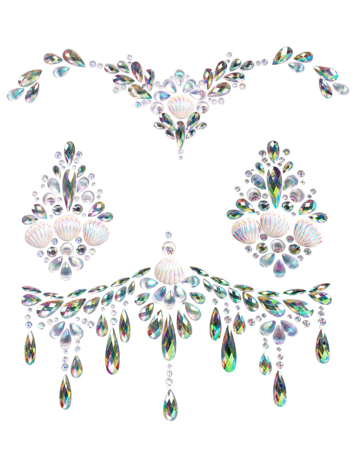 Siren Body Jewels Sticker - BODY022   18322