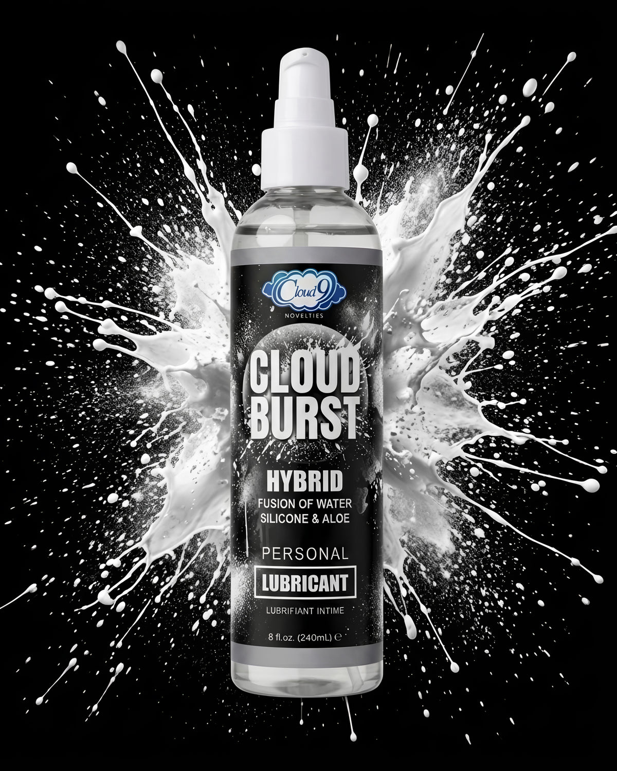 CLOUD BURST HYBRID PERSONAL LUBRICANT 8oz - WTC904L