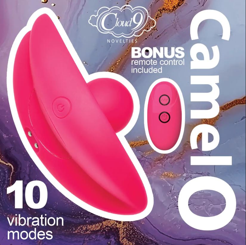 CLOUD 9 CAMEL TOE SHAPED VIBRATOR WITH REMOTE - WTC610