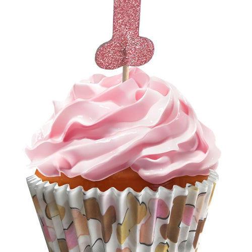 GLITTERATI PENIS PARTY CUPCAKE SET