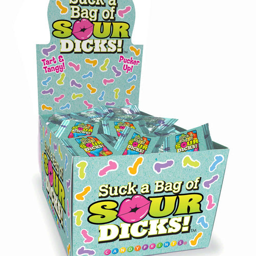 SUCK A BAG OF SOUR DICKS DISPLAY OF 100