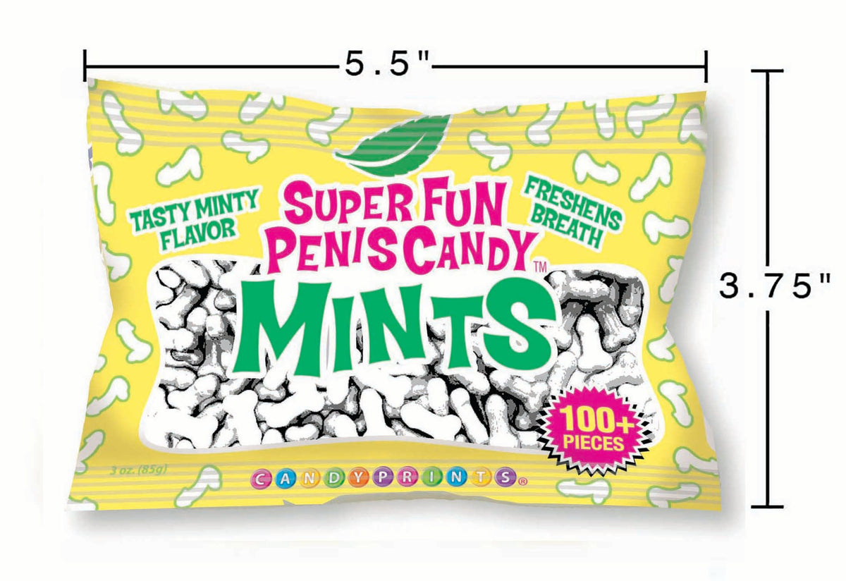 SUPER FUN PENIS MINTS 3 OZ BAG
