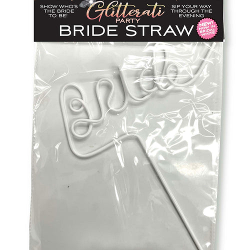 GLITTERATI BRIDE STRAW WHITE
