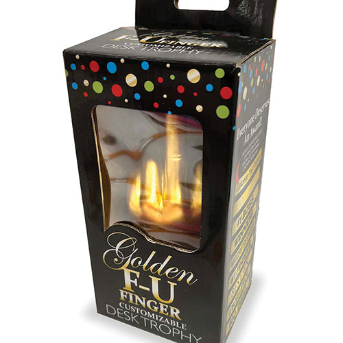 GOLDEN F-U FINGER TROPHY