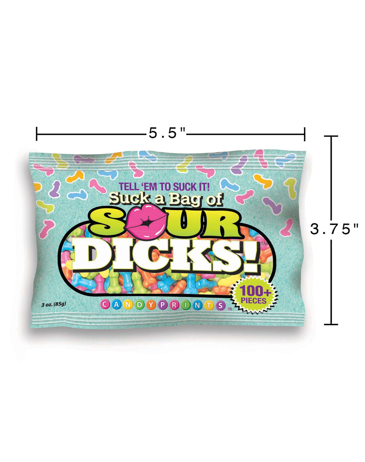 SUCK A BAG OF SOUR DICKS 3 OZ BAG