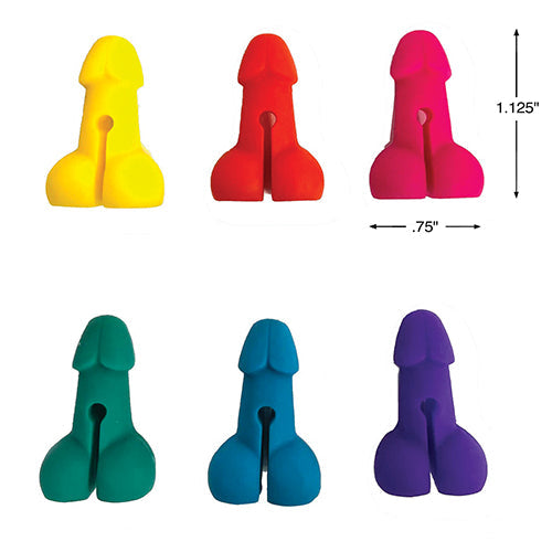 SUPER FUN PENIS SILICONE DRINK MARKERS